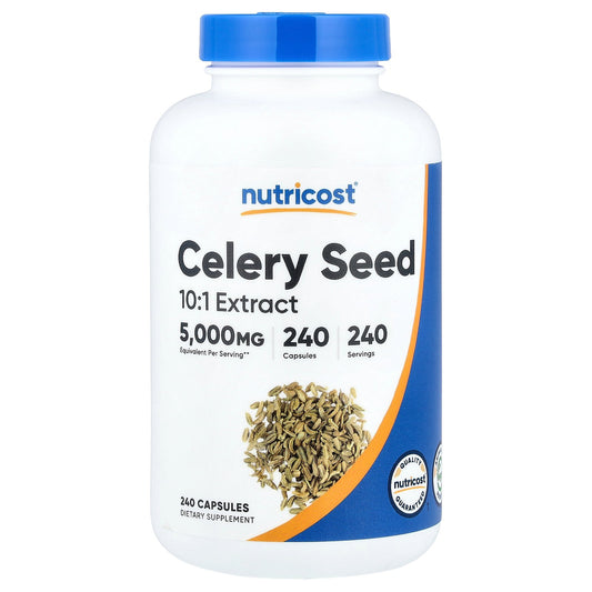 Nutricost, Celery Seed, 500 mg, 240 Capsules