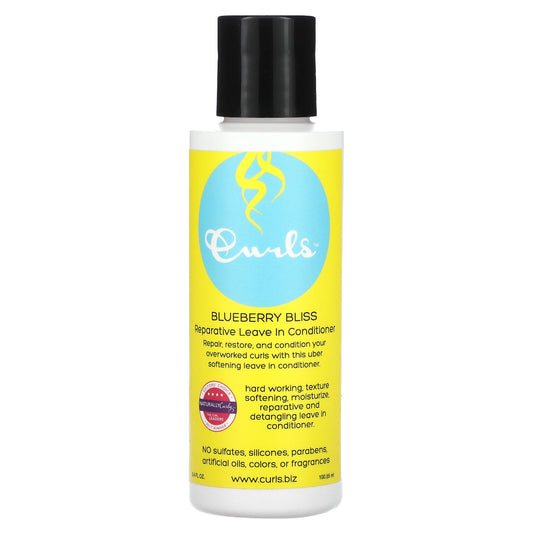 Curls, Blueberry Bliss, Reparative Leave in Conditioner, 3.4 fl oz (100.55 ml)