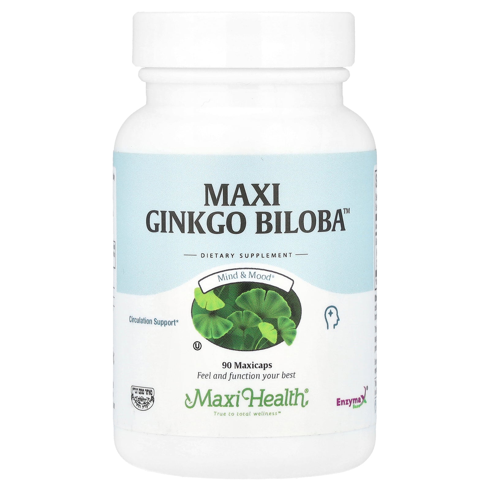 Maxi Health, Maxi Ginkgo Biloba™, 90 Maxicaps