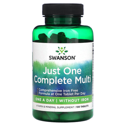 Swanson, Just One Complete Multi, 130 Tablets