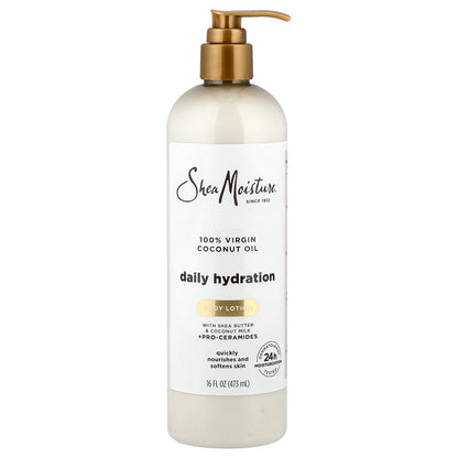 SheaMoisture, Daily Hydration Body Lotion, 100% Virgin Coconut Oil, 16 fl oz (473 ml)