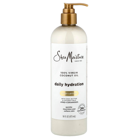 SheaMoisture, Daily Hydration Body Lotion, 100% Virgin Coconut Oil, 16 fl oz (473 ml)