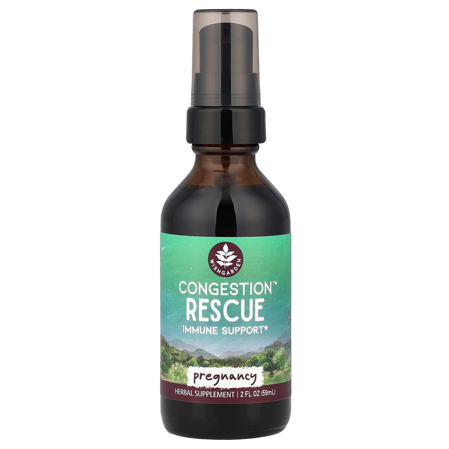 WishGarden Herbs, Congestion™ Rescue, Pregnancy, 2 fl oz (59 ml)