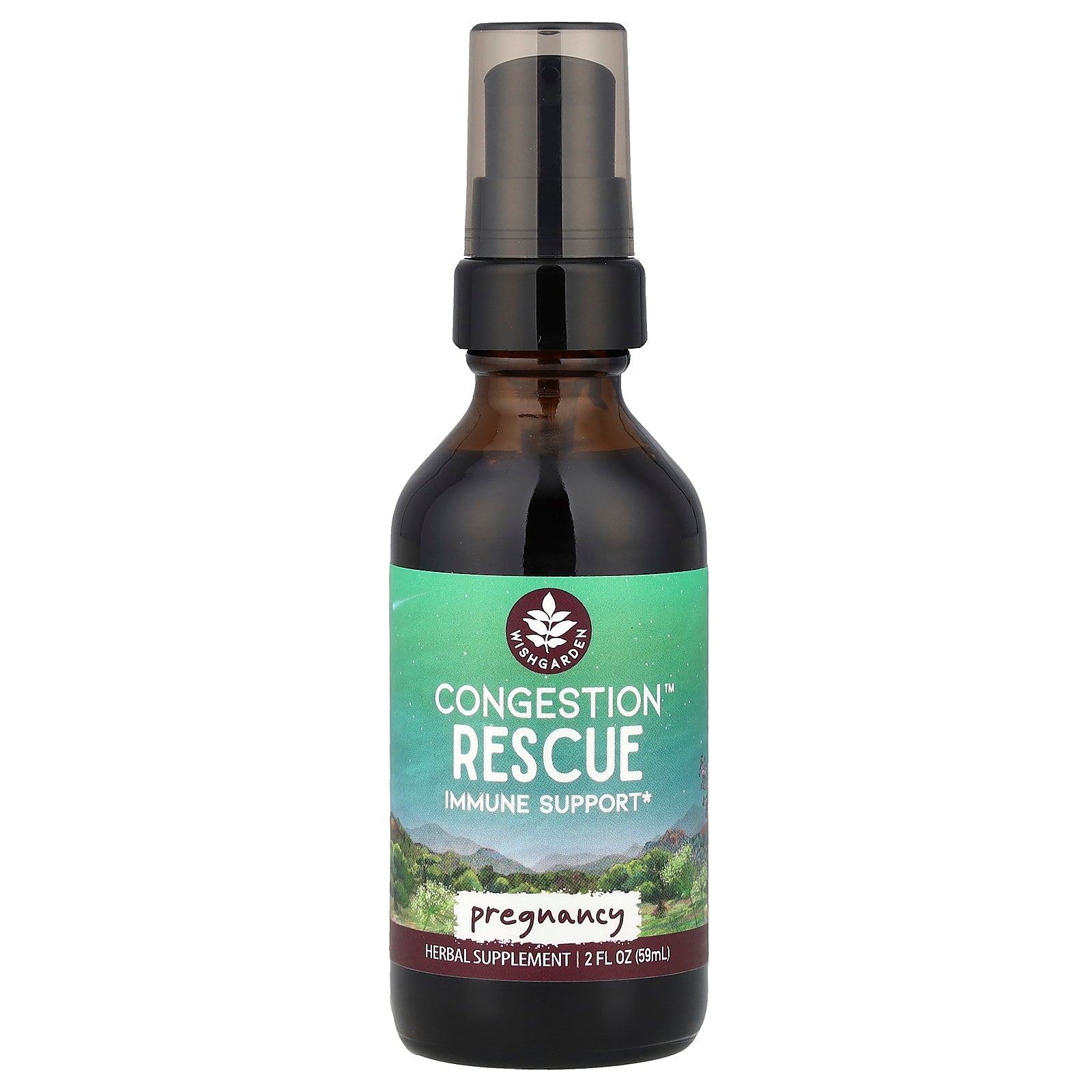 WishGarden Herbs, Congestion™ Rescue, Pregnancy, 2 fl oz (59 ml)