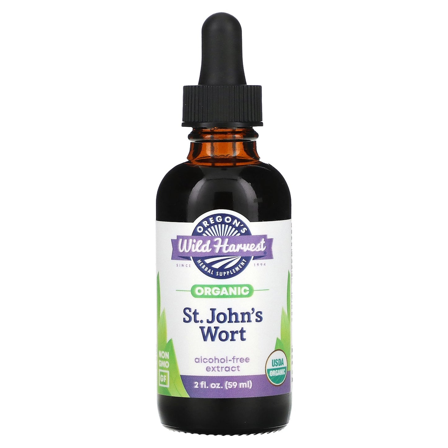 Oregon's Wild Harvest, Organic St. John's Wort, 2 fl oz (59 ml)