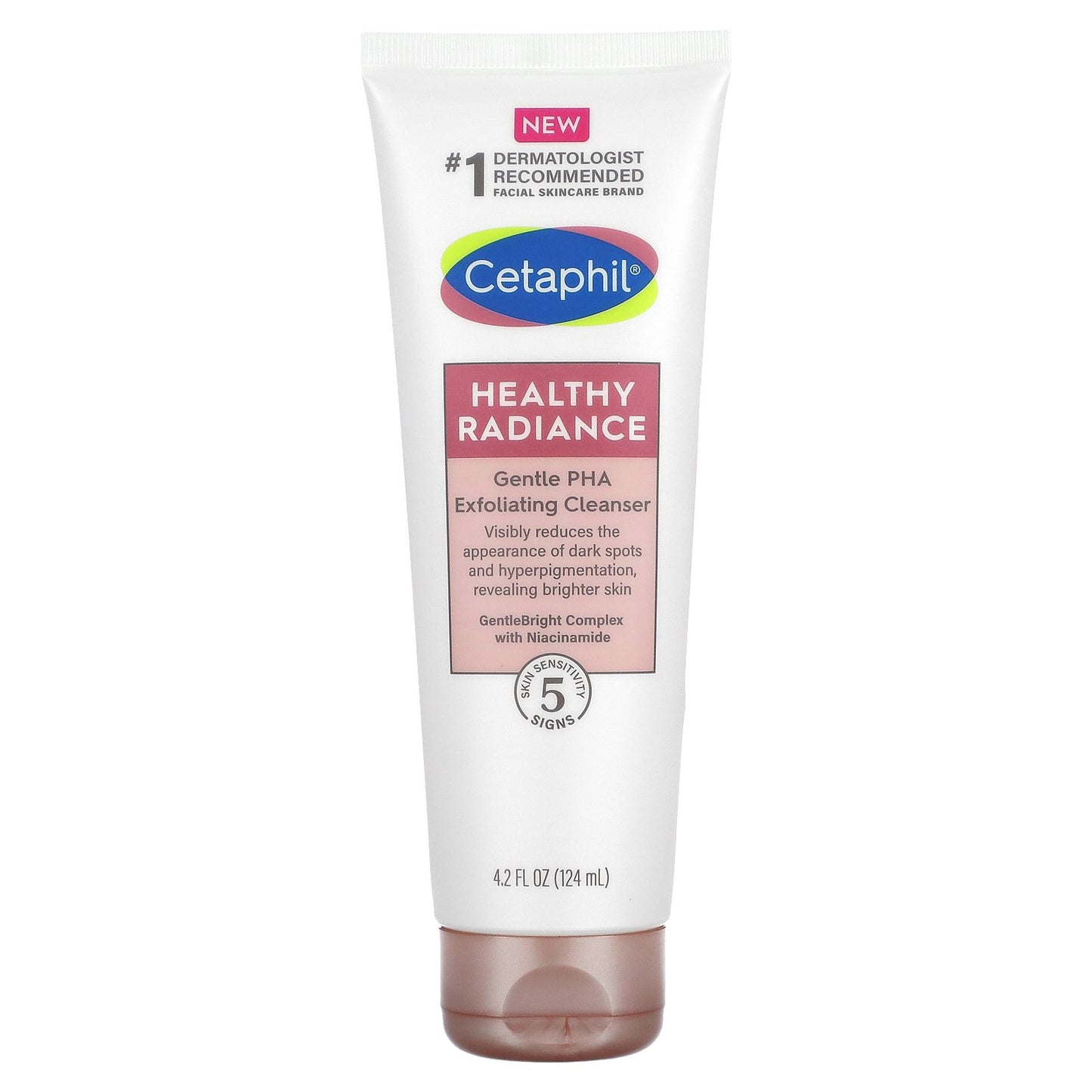 Cetaphil, Healthy Radiance, Gentle PHA Exfoliating Cleanser, 4.2 fl oz (124 ml)