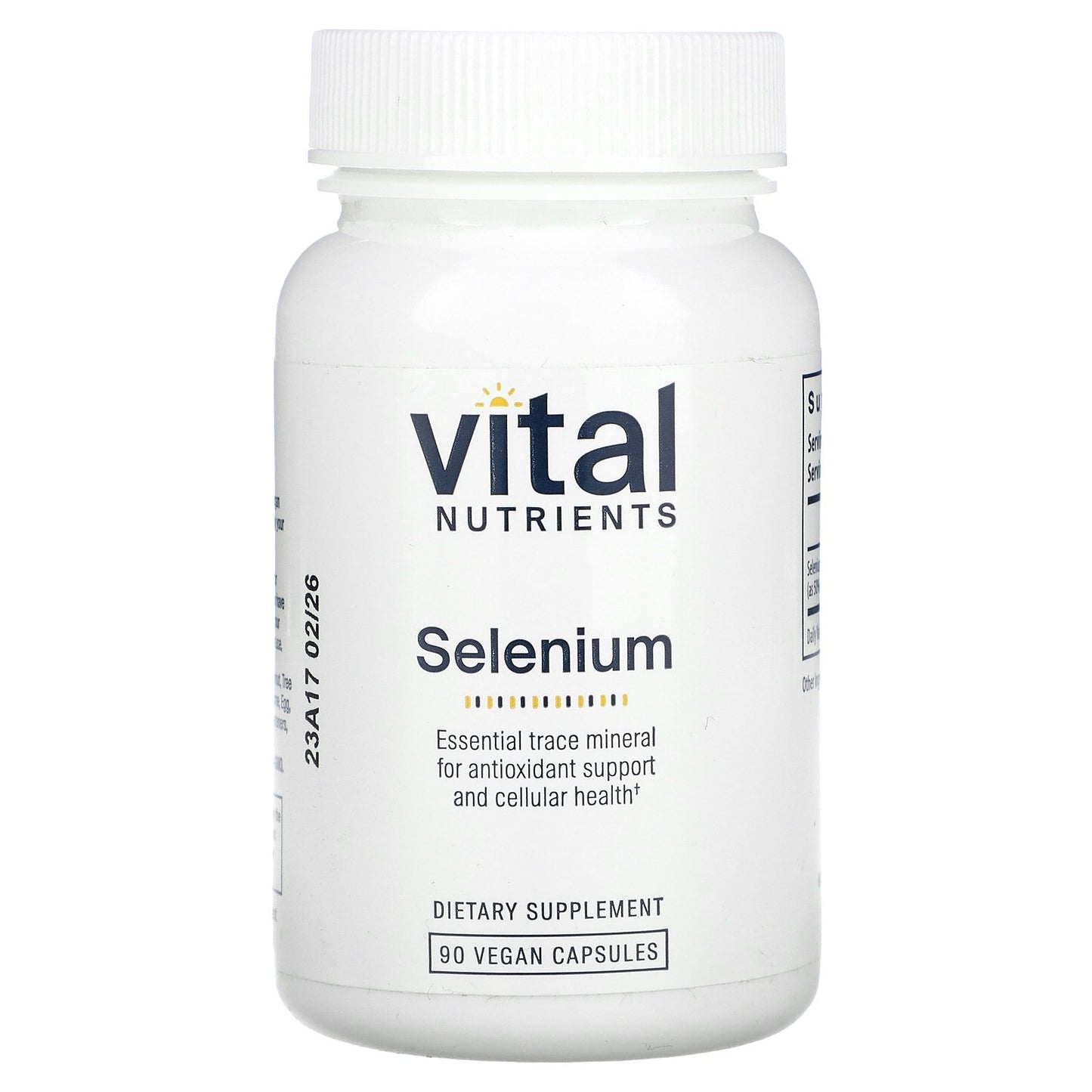 Vital Nutrients, Selenium, 90 Vegan Capsules (200 mcg per Capsule)