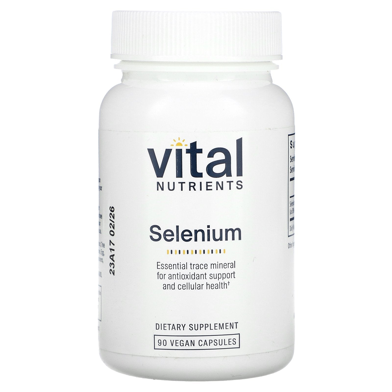 Vital Nutrients, Selenium, 90 Vegan Capsules (200 mcg per Capsule)