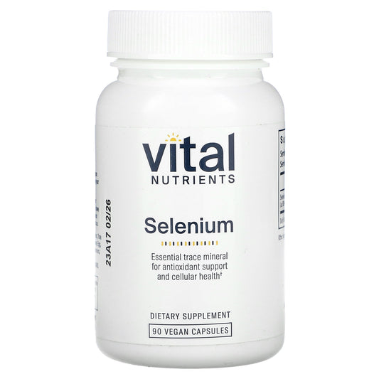 Vital Nutrients, Selenium, 90 Vegan Capsules (200 mcg per Capsule)