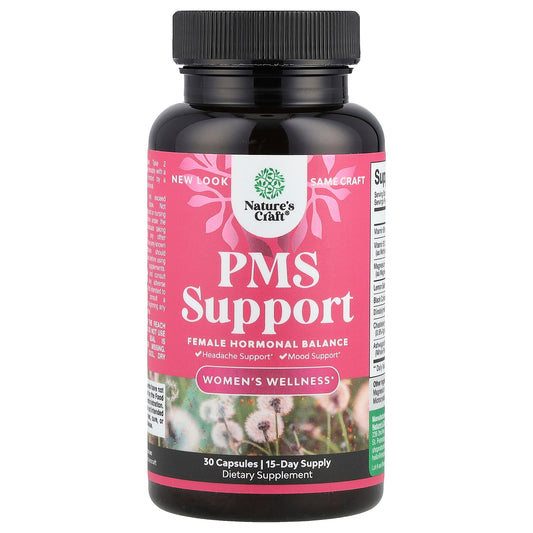 Nature's Craft, Women's Wellness, PMS Support, 30 Capsules