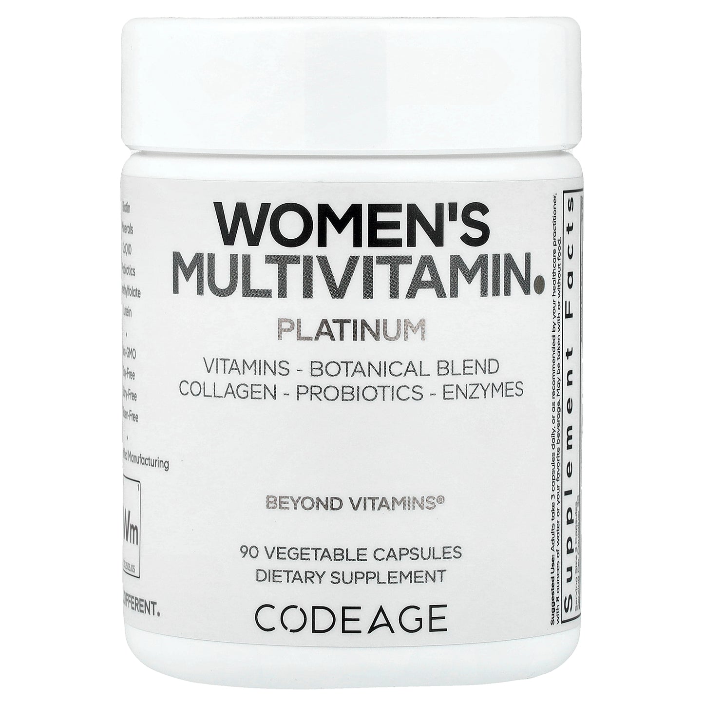 Codeage, Women's Multivitamin, Platinum, 90 Vegetable Capsules