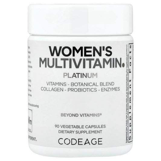 Codeage, Women's Multivitamin, Platinum, 90 Vegetable Capsules