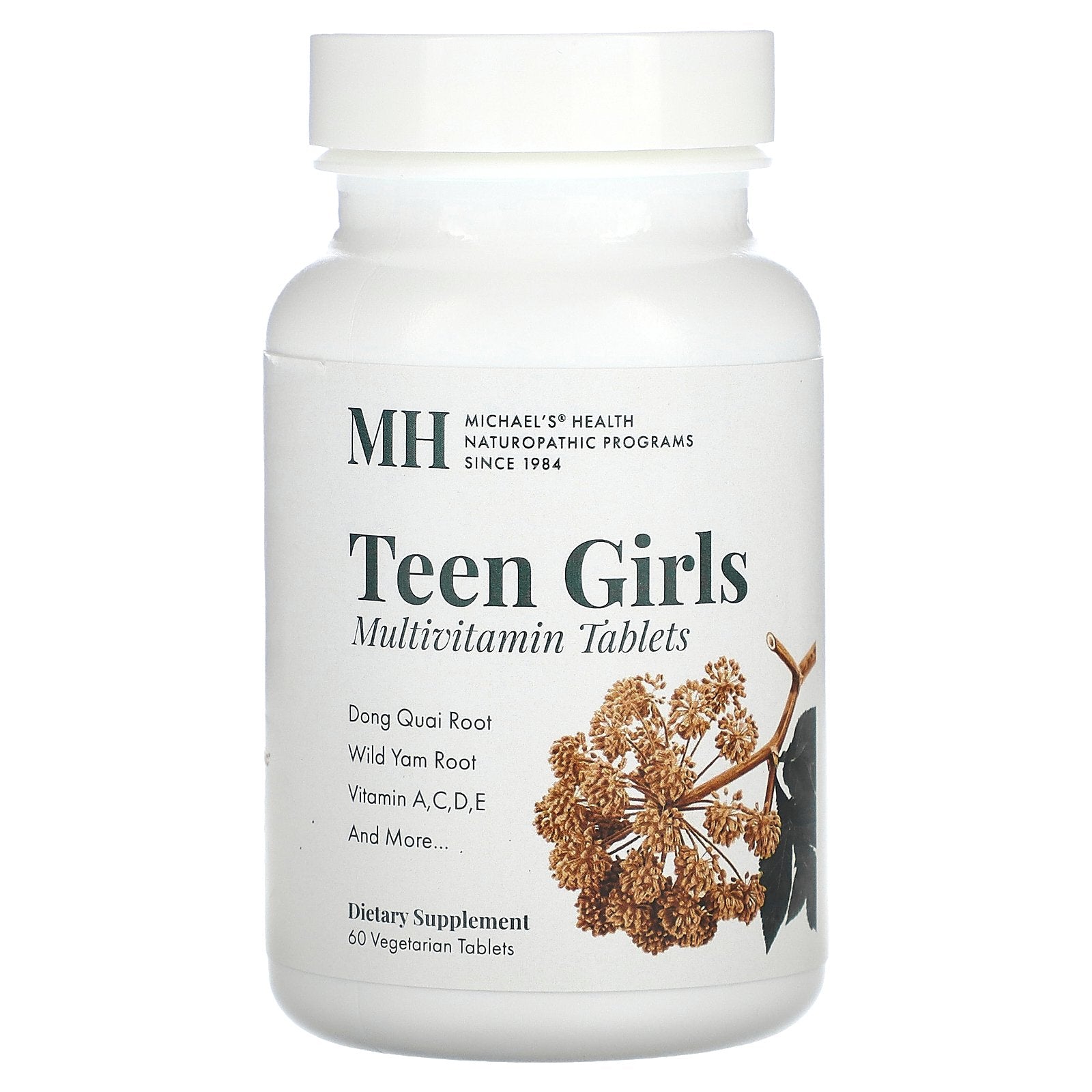 Michael's Health, Teen Girls Multivitamin, 60 Vegetarian Tablets