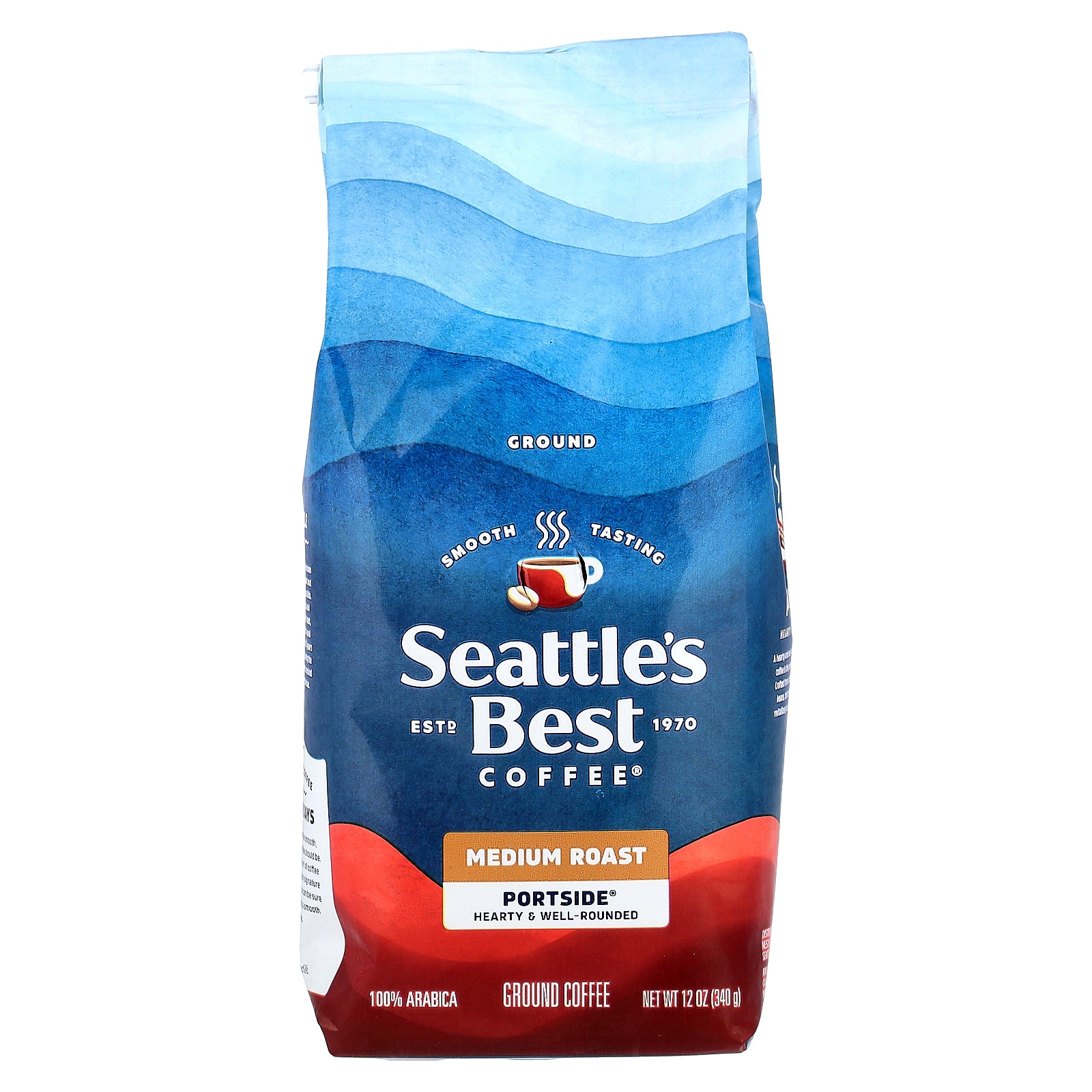 Seattle's Best Coffee, Portside®, Coffee, Ground, Medium Roast, 12 oz (340 g)