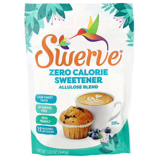 Swerve, Zero Calorie Sweetener, Allulose Blend, 12 oz (340 g)