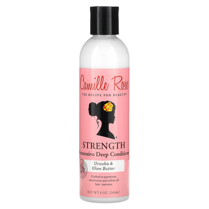 Camille Rose, Strength, Restorative Deep Conditioner, Ucuuba & Ghee Butter, 8 oz (240 ml)