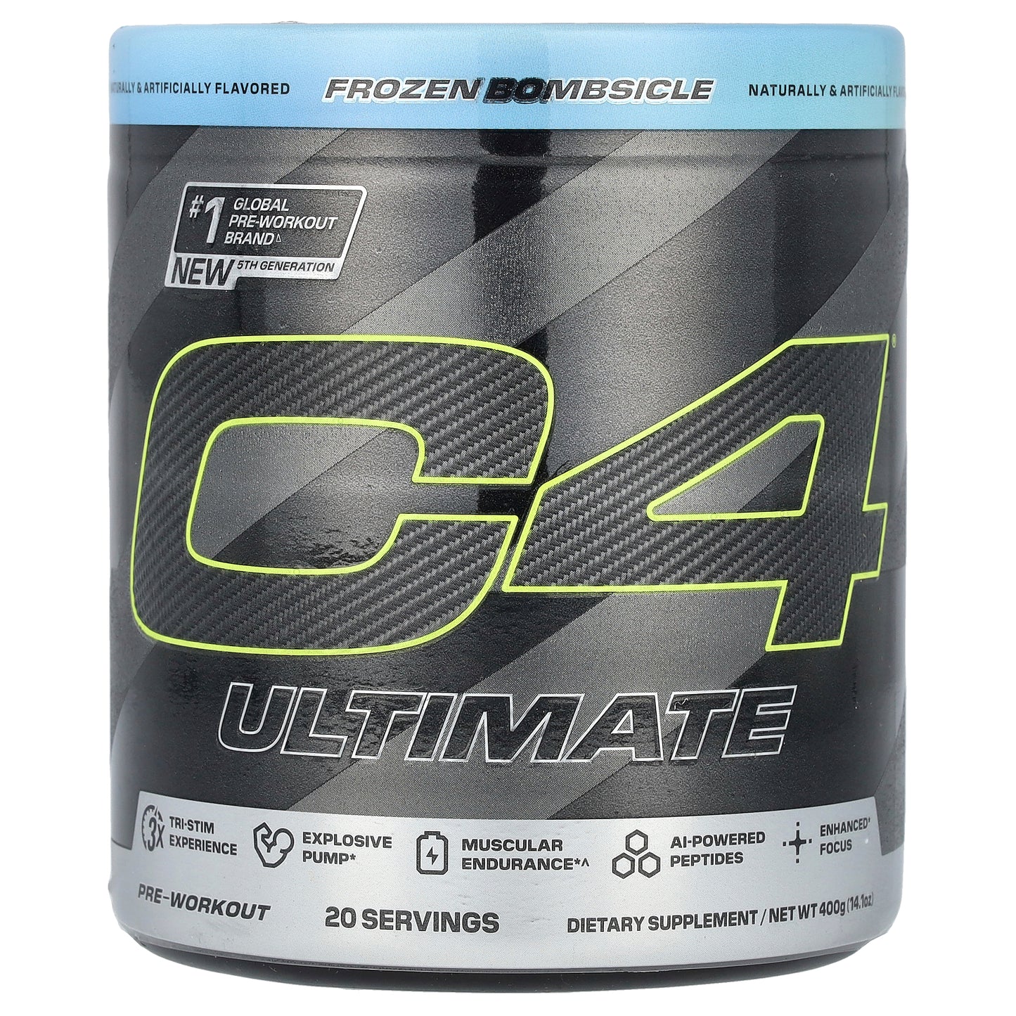 C4 / Cellucor, C4 Ultimate, Pre-Workout, Frozen Bombsicle, 14.1 oz (400 g)