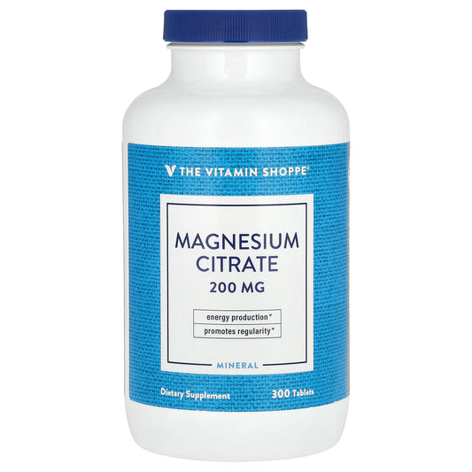 The Vitamin Shoppe, Magnesium Citrate, 200 mg, 300 Tablets