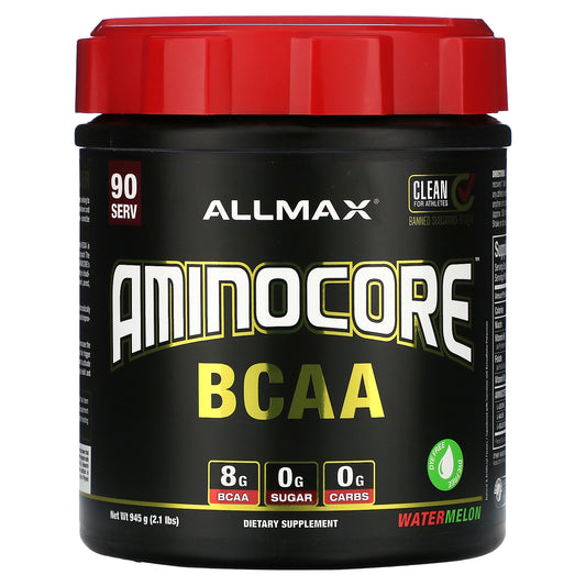 ALLMAX, AMINOCORE™ BCAA, Watermelon, 2.1 lbs (945 g)