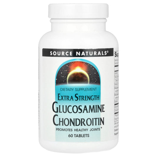 Source Naturals, Glucosamine Chondroitin, Extra Strength, 60 Tablets