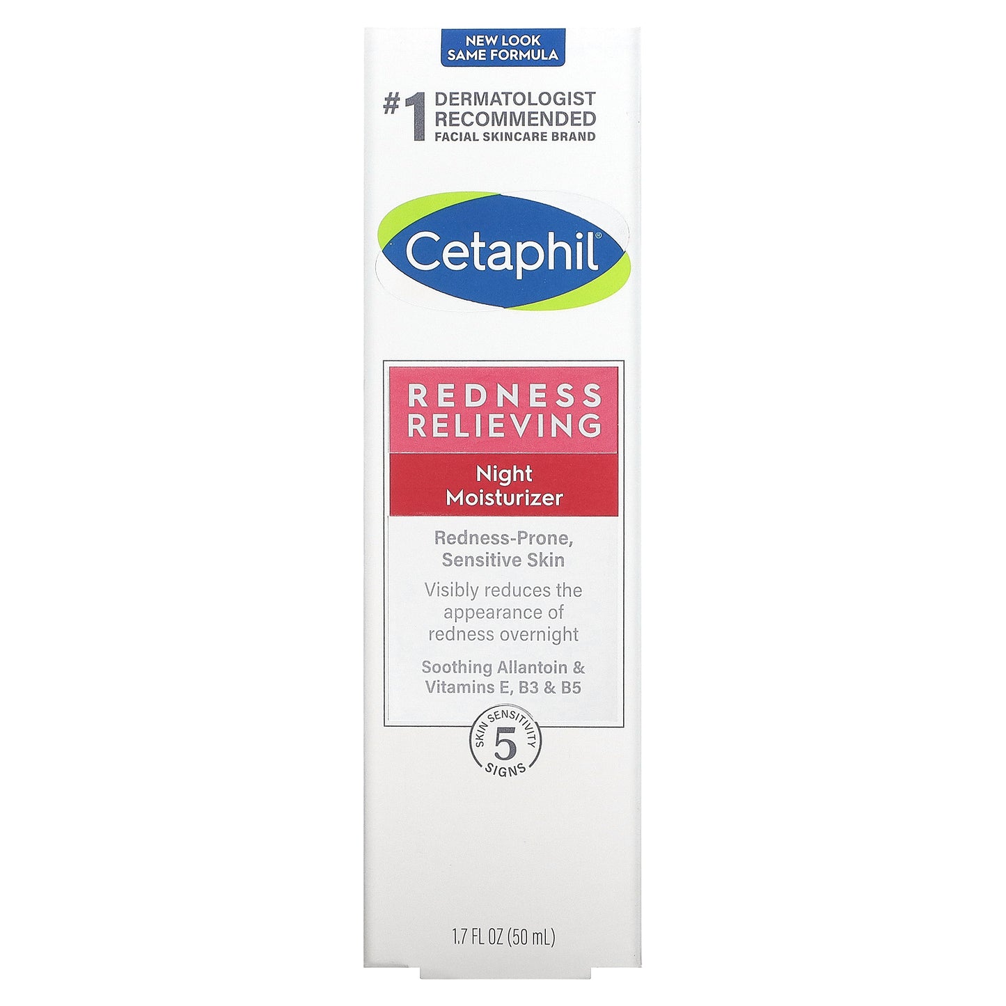 Cetaphil, Redness Relieving, Night Moisturizer, 1.7 fl oz (50 g)