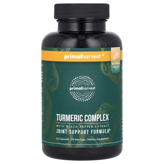 Primal Harvest, Turmeric Complex With Black Pepper Extract, 60 Capsules