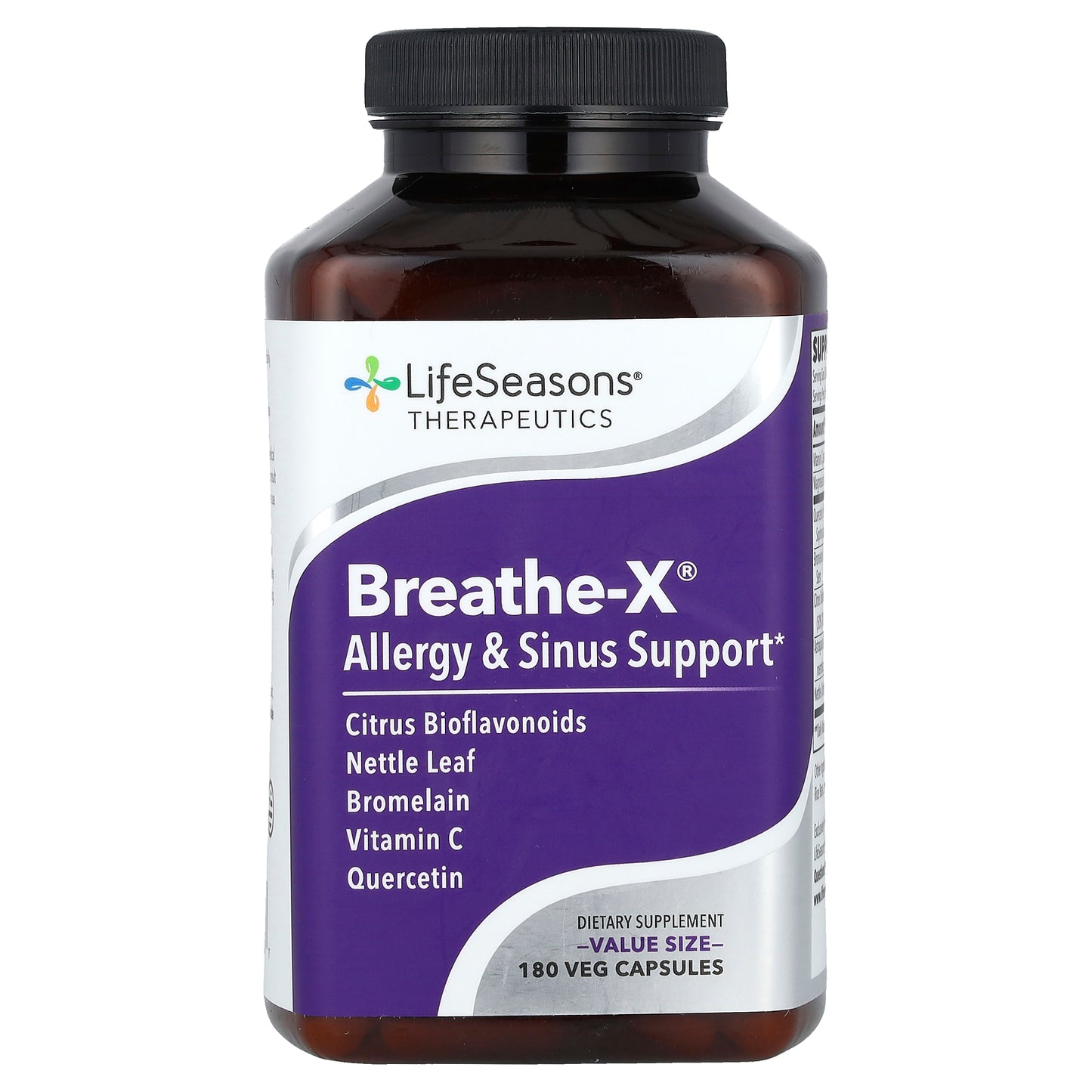 LifeSeasons, Breathe-X®, 180 Veg Capsules