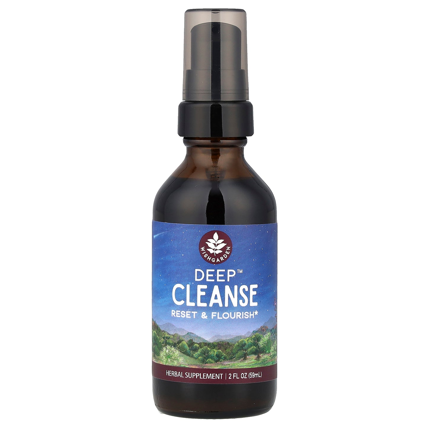 WishGarden Herbs, Deep™ Cleanse, 2 fl oz (59 ml)