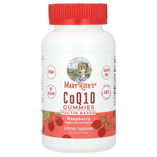 MaryRuth's, CoQ10 Gummies, Raspberry, 60 Gummies (60 mg per Gummy)