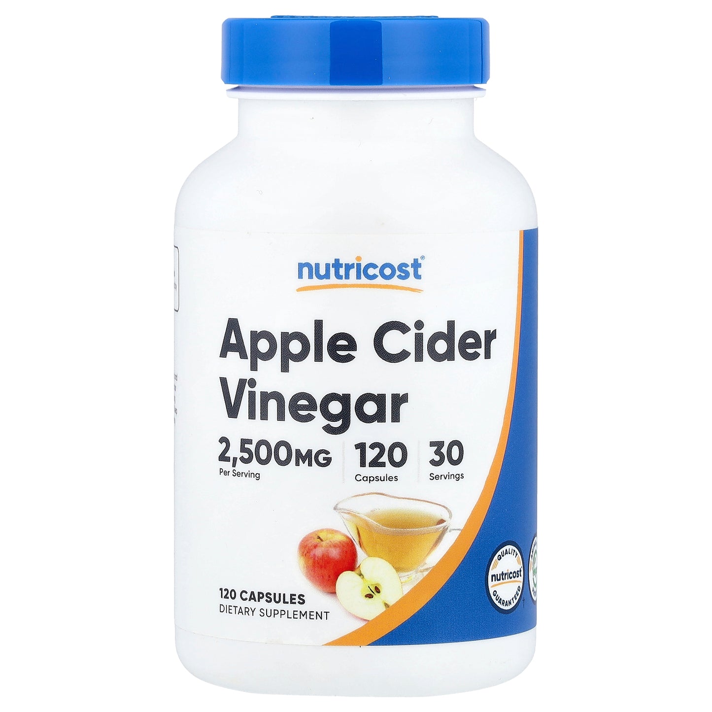 Nutricost, Apple Cider Vinegar, 120 Capsules (625 mg per Capsule)