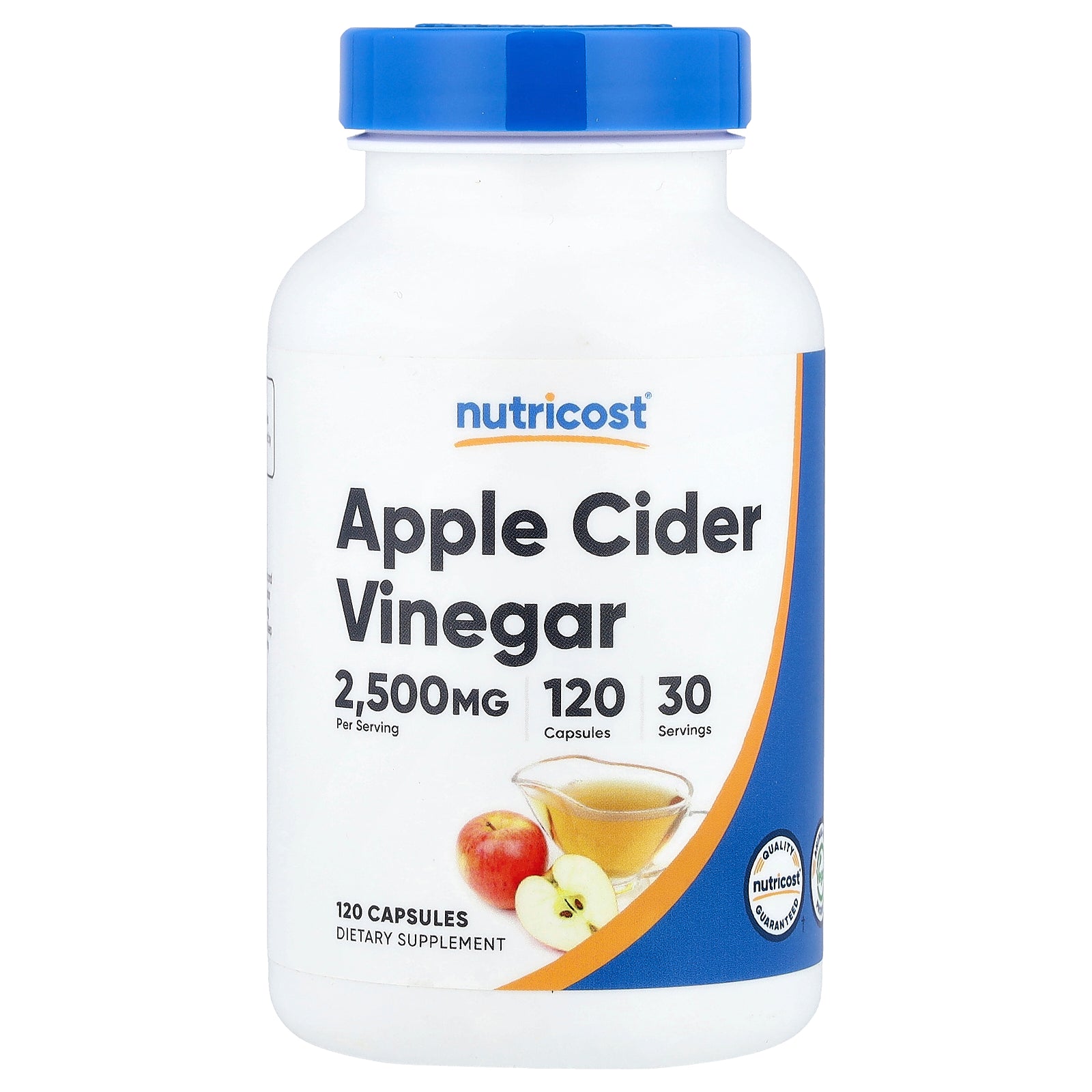 Nutricost, Apple Cider Vinegar, 120 Capsules (625 mg per Capsule)