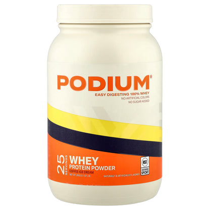 Podium Nutrition, Whey Protein Powder, Coffee Ice Cream, 1.87 lb (850 g)