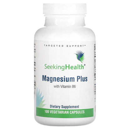 Seeking Health, Magnesium Plus with Vitamin B6, 100 Vegetarian Capsules