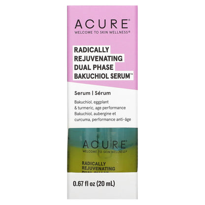 ACURE, Radically Rejuvenating Dual Phase Bakuchiol Serum™, 0.67 fl oz (20 ml)