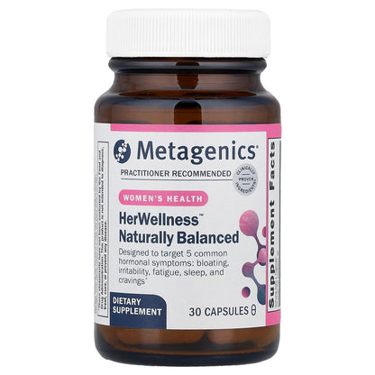 Metagenics, HerWellness™ Naturally Balanced, 30 Capsules