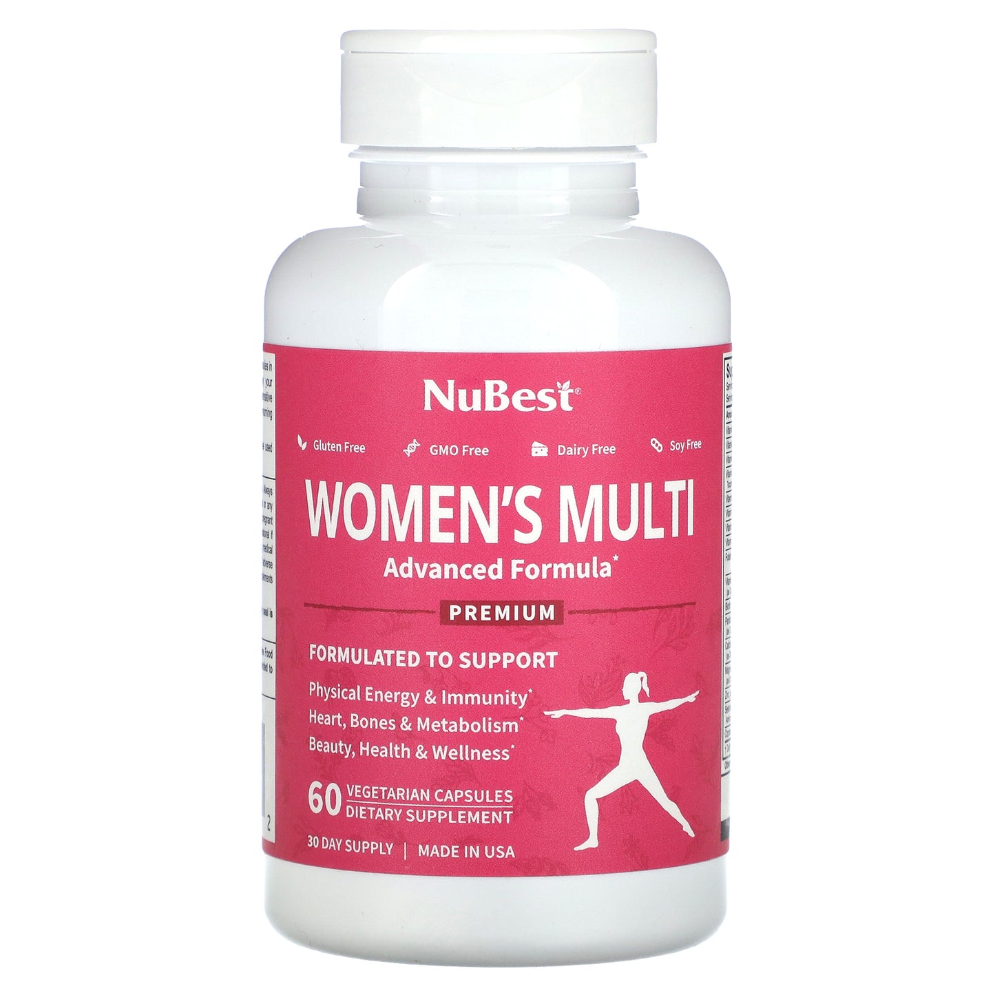 NuBest, Premium Women's Multi, 60 Vegetarian Capsules