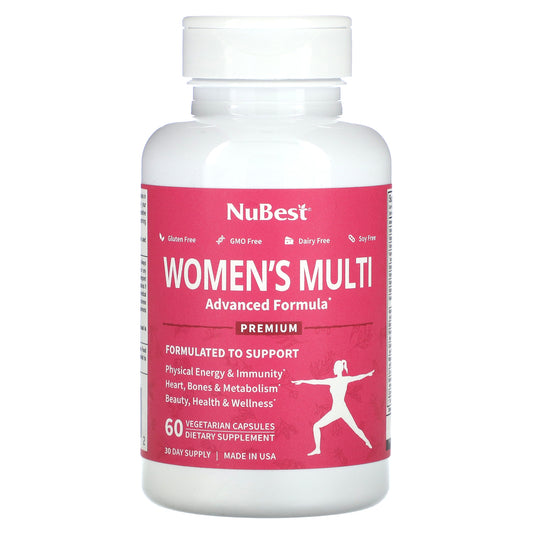 NuBest, Premium Women's Multi, 60 Vegetarian Capsules