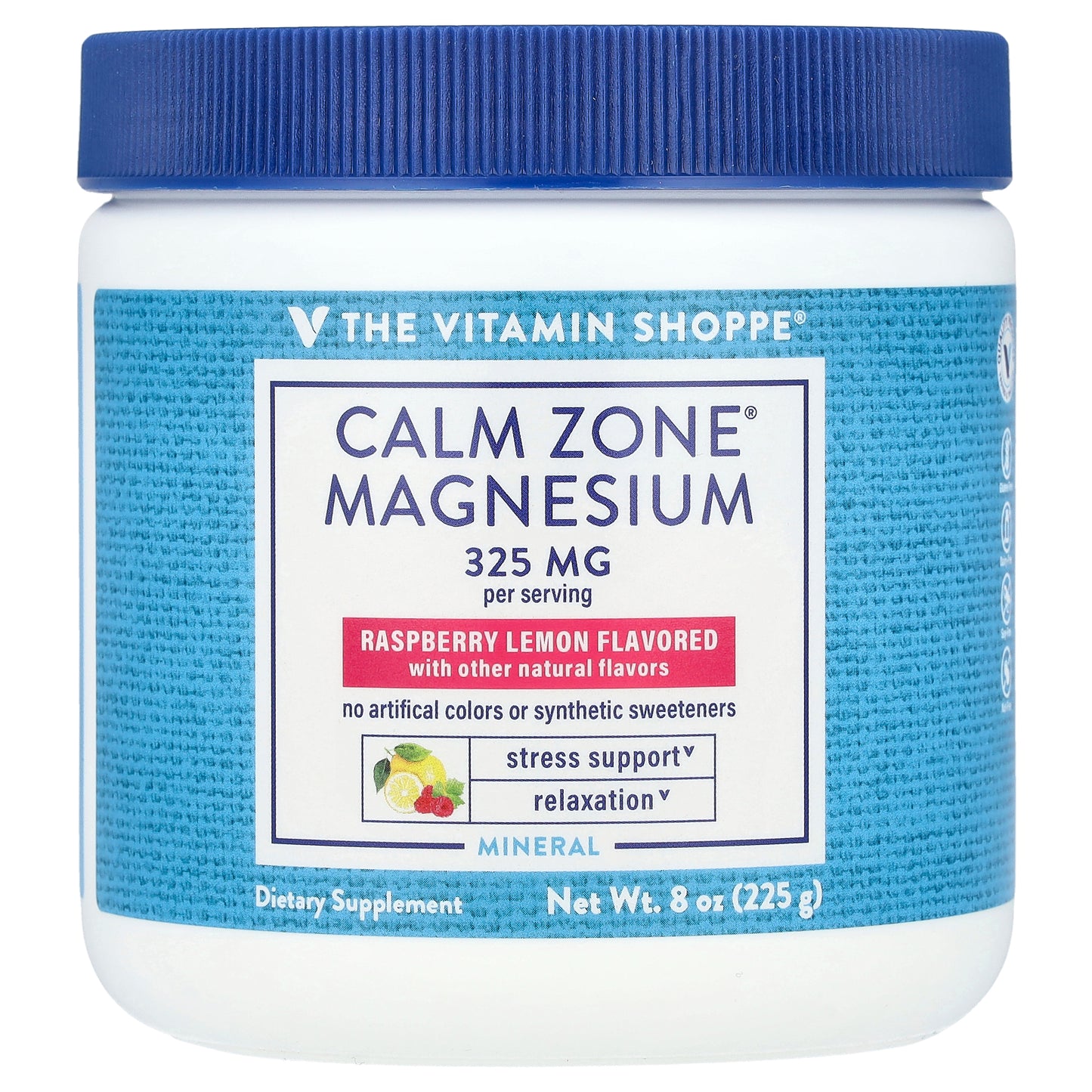 The Vitamin Shoppe, Calm Zone®, Magnesium, Raspberry Lemon, 8 oz (225 g)