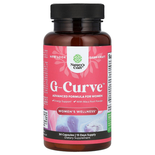 Nature's Craft, Women's Wellness, G-Curve™, 30 Capsules