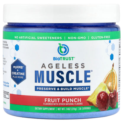 BioTRUST, Ageless Muscle®, Fruit Punch, 7.4 oz (211 g)