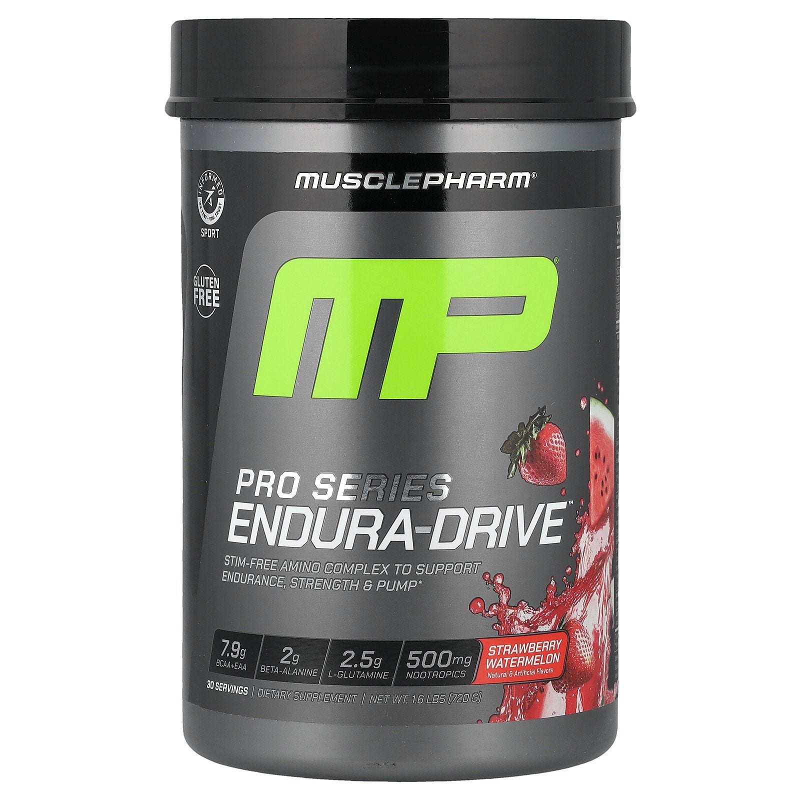 MusclePharm, Pro Series, Endura-Drive™, Strawberry Watermelon, 1.6 lbs (720 g)