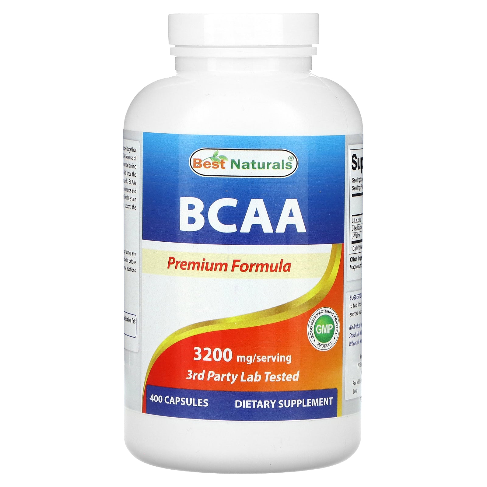 Best Naturals, BCAA, 400 Capsules