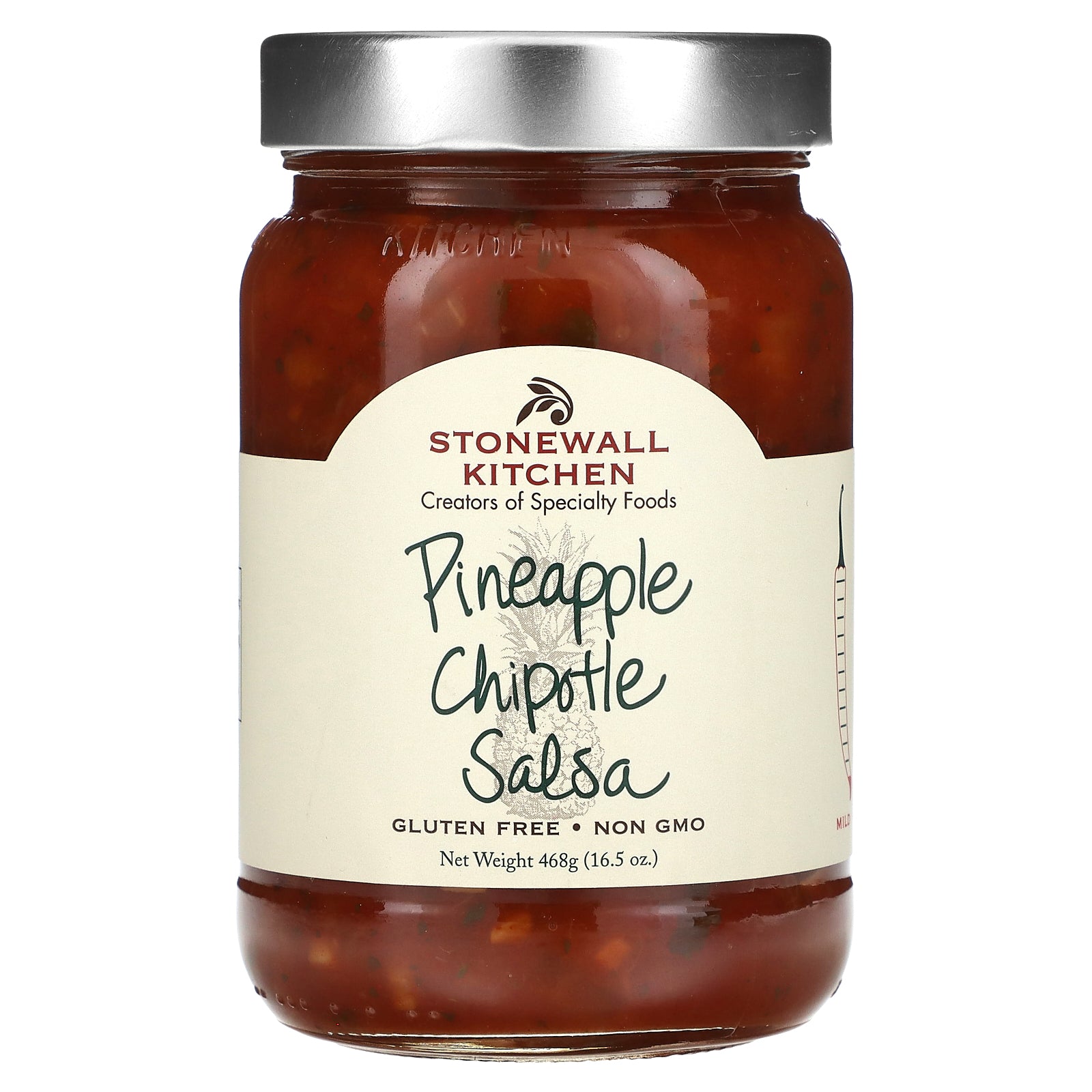 Stonewall Kitchen, Pineapple Chipotle Salsa, Mild, 16.5 oz (468 g)