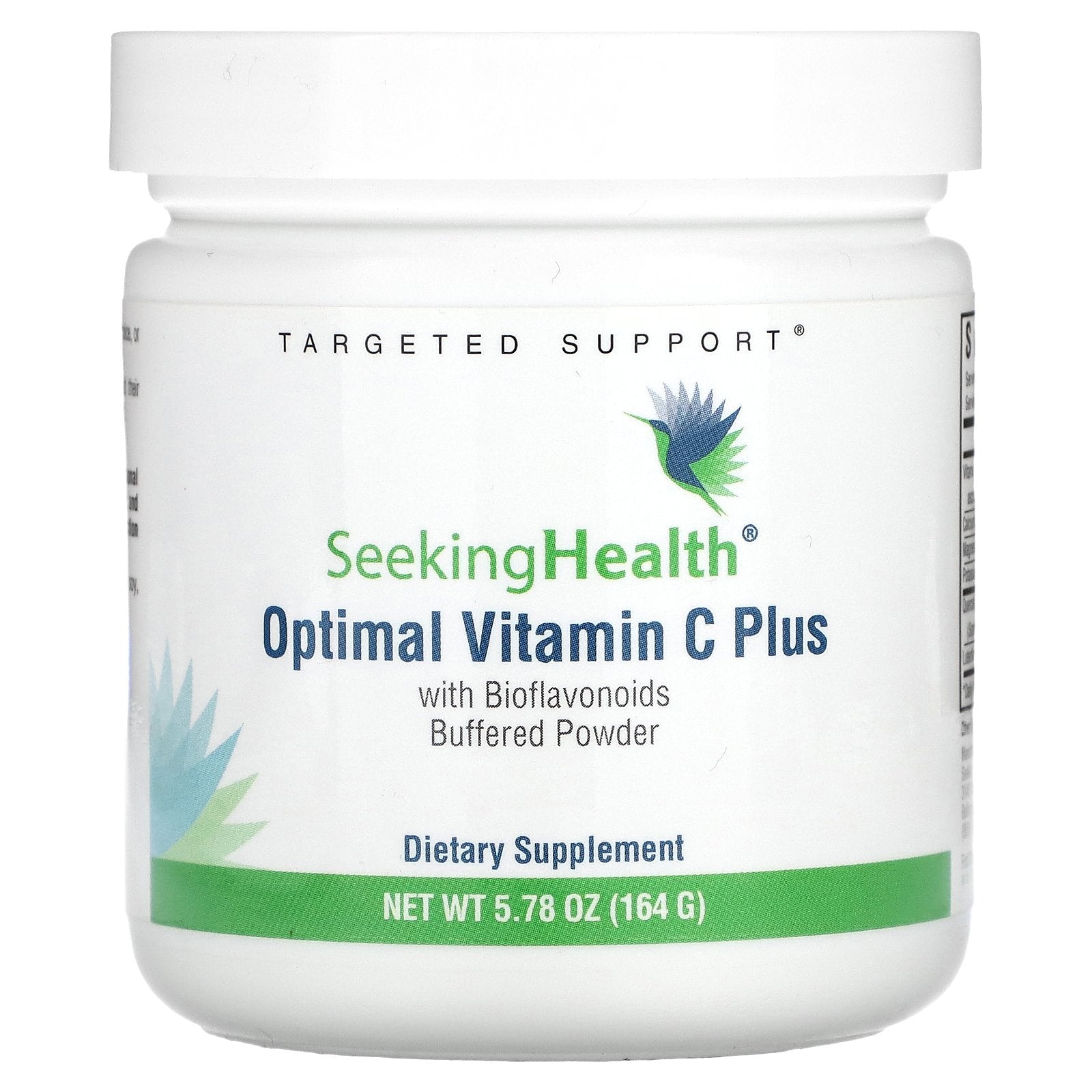 Seeking Health, Optimal Vitamin C Plus With Bioflavonoids, Buffered Powder, 5.78 oz (164 g)