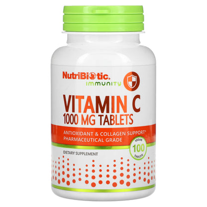 NutriBiotic, Immunity, Vitamin C, 1,000 mg, 100 Vegan Tablets