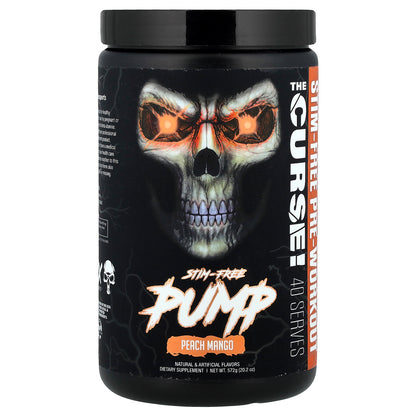 JNX Sports, Stim-Free Pump, Pre-Workout, Peach Mango, 20.2 oz (572 g)