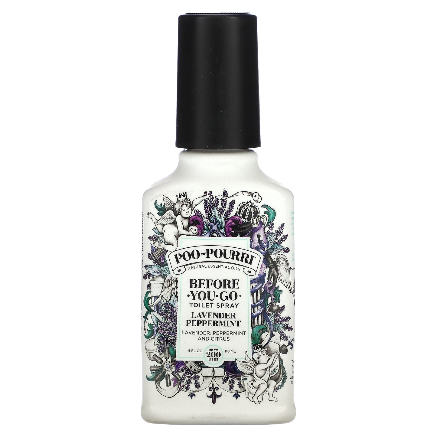 Poo-Pourri, Before-You-Go® Toilet Sprays, Lavender Peppermint, 4 fl oz (118 ml)