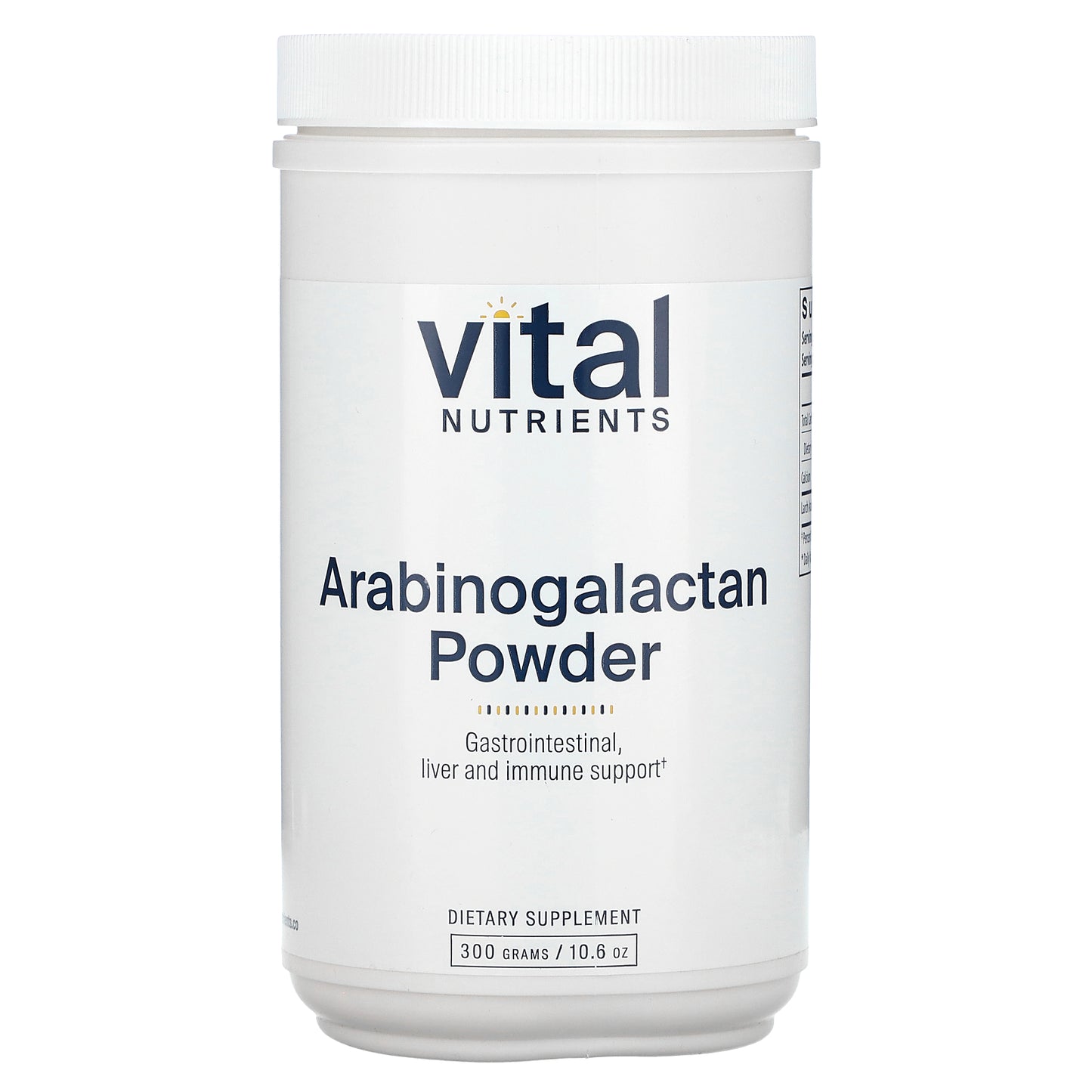 Vital Nutrients, Arabinogalactan Powder, 10.6 oz (300 g)