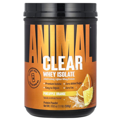 Animal, Clear Whey Isolate, Pineapple Orange, 1.1 lb (500 g)