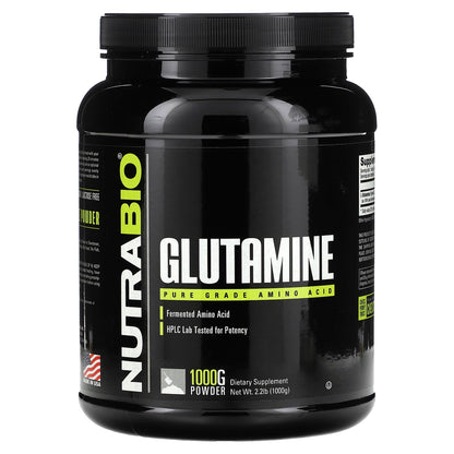 NutraBio, Glutamine, Pure Grade Amino Acid, 2.2 lbs (1,000 g)